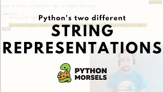Python s two different string representations