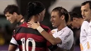 Neymar vs Ronaldinho   Santos 4 x 5 Flamengo (27 07 2011)