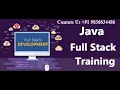 Java FullStack Online Training Demo