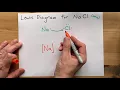Draw the Lewis Structure of NaCl sodium chloride