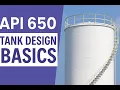 API 650 Tutorial Shell Thickness Material Selection Tank Design Calculations