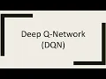 Deep Q-Network DQN Reinforcement Learning INF8953DE Lecture - 7 Part