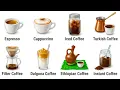 ALL Coffees Explained in 15 Minutes