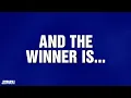 And the Winner is Category JEOPARDY