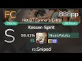 Download Lagu NyanPotato | CHiCO with HoneyWorks - Kessen Spirit [Not DT Farmer's Extra]+HDDT 98.41% {#1 888pp FC}