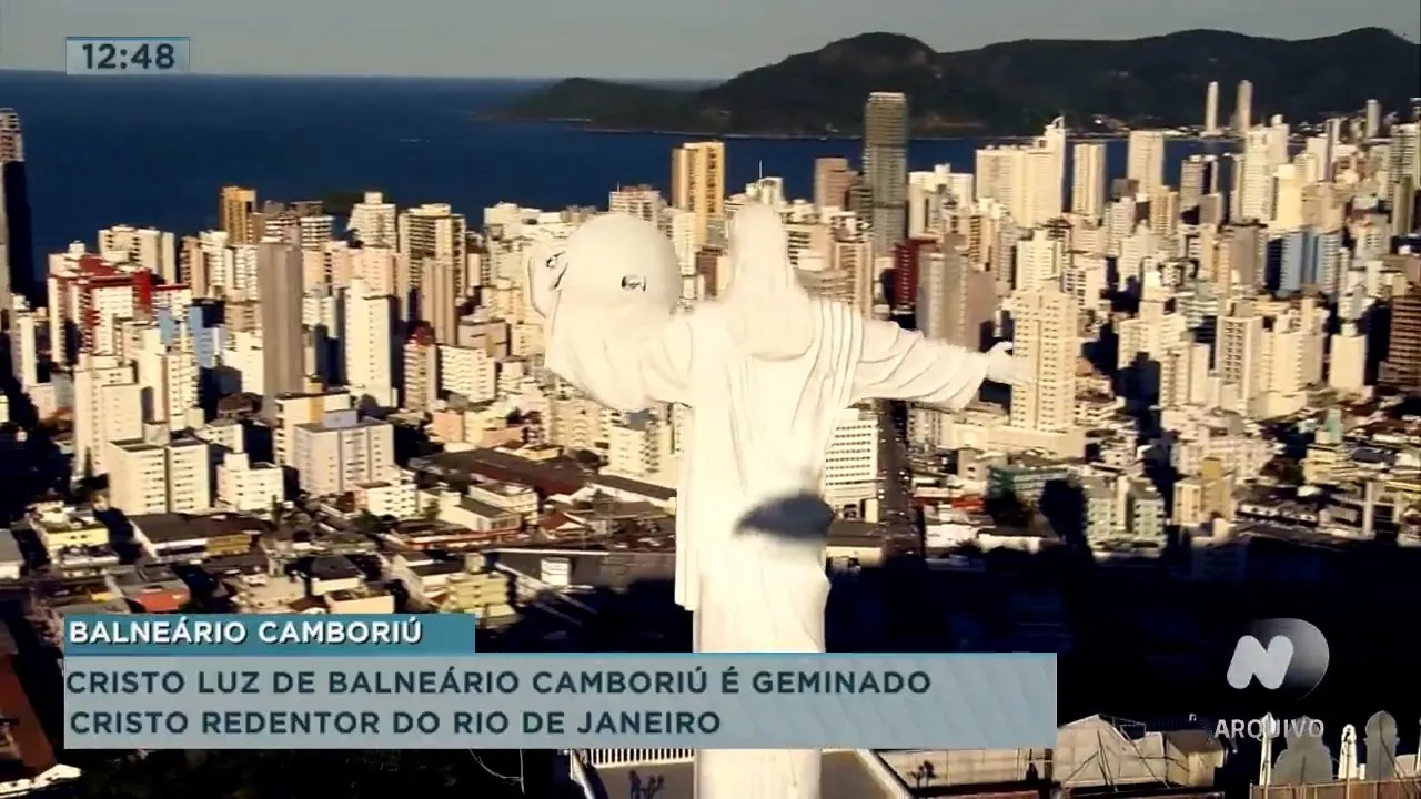 Cristo Luz de Balneário Camboriú é geminado com Cristo Redentor do Rio de Janeiro