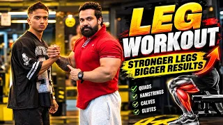 Rula Diya bhai ne leg workout me @RajveerFitnessSeries 