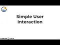 63 Simple User Interaction Not Trimmed