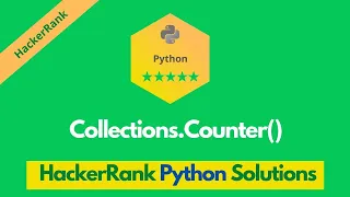 HackerRank collections Counter problem solution in Python Python solutions Programmingoneonone