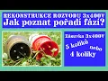 Lagu Rekonstrukce elektrických rozvodů 3x400V - pořadí fází - pětikolíková zásuvka - chránič