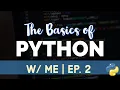 Lists and operators Learning the Basic of Python w me Ep 2