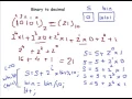 C Program to convert binary to decimal