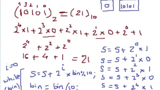 C Program to convert binary to decimal