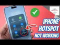iPhone Hotspot Option Not Showing Fix 2024 iPhone Hotspot Greyed Out Fix 2024