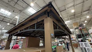 Check out this gazebo at Costco It s a great deal