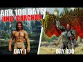 ARK 100 Days but I can ONLY use the CARCHARODONTOSAURUS on Extinction ARK Survival Evolved