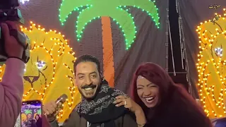 شوف السوهاجي وحنين بيقولو ايه للنايب ابو العدب  محمود السوهاجي   سلطان الصعيد  ساحرة الجنوب حنين     دندنها