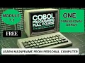 Module 7 1 COBOL One Dimensional Array COBOL Programming Full Course