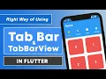 TabBar TabBarView in Flutter