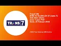 [ARCHIVED] Jeda Iklan Trans7 Selama Acara \