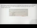 26 The following question has two parts First answer part A Then answer part B part A What does t