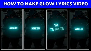 trending beggin music neon glowing text effect editing beggin glowing text reels editing