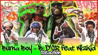 burna boy b dor feat wizkid official music video reaction