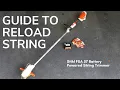 HOW TO Refill the String on a Stihl FSA 57 Trimmer