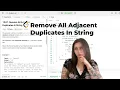 Remove All Adjacent Duplicates In String LeetCode - Java