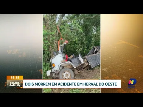 Notícia triste: acidente grave em Herval do Oeste resulta em duas fatalidades