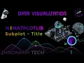 Line Plot Title Matplotlib Programming in Tamil