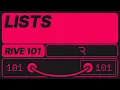 Rive 101 - Lists