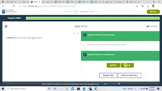 PCAP - Programming Essentials in Python Quizzes Module 2 Test Answers