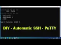 Automated remote access with one key using PuTTY