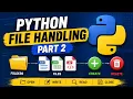 Python for GIS 15 File Handling Part2 Writing Files File Management Create Delete FilesFolders