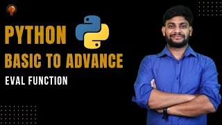 Eval function Python Beginner to Advance Python Tutorial