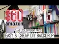 CHEAP 5 MIN DIY YOUTUBE SET UP AFFORDABLE BACKDROPS