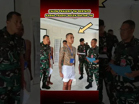 CALON TNI BERTATO #abdinegara #casis #siap55 #dayak #panglima