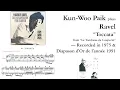 Kun-Woo Paik plays Ravel Toccata from Le Tombeau de Couperin Diapason d Or de l annee 1991