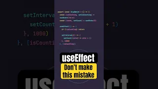 useEffect - Avoid This Common Mistake in React