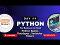 Python Full Basics in Hindi Learn Python Data Types Variables Tokens Step by Step in Hindi