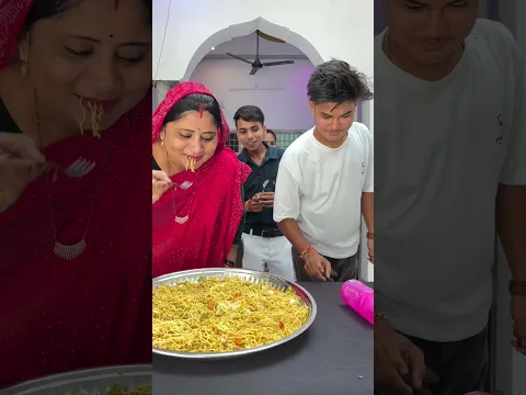 Flip The Bottle & Eat Maggi Challenge 🤣 #shorts #shortvideo