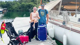 Goodbye Delos!  We’re off…  Sailing Vessel Delos Ep 351