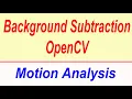 How To Implement Background Subtraction and Motion Detection in OpenCV