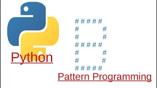 Printing B Hash shape in Python - Pattern of Python Programming