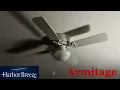 42 Harbor Breeze Armitage ceiling fan Newer version No Commentary