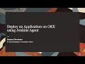 Deploy an Application on OKE using Jenkins Agent
