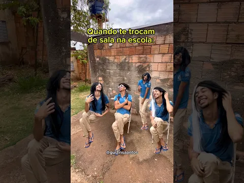 Quando te trocam de sala: 🤣 #humor #shorts #escola