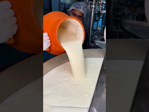 Mango Pure Ice Cream Making Process😍 #food #icecream #icecreamrecipe #viral #explore #shorts #pune