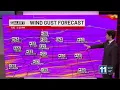 Monday afternoon weather